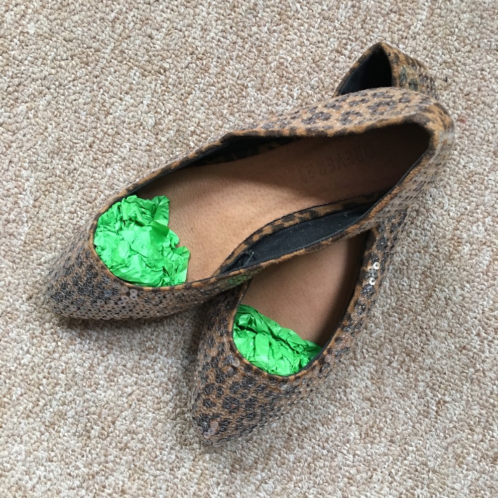 Forever 21 animal print flats